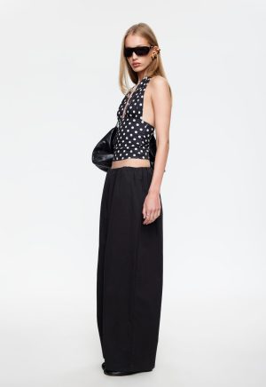 SAFARI HALTER – NOIR POLKA