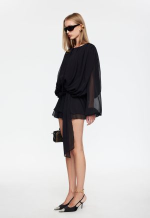 ELEMENTS MINI DRESS – NOIR