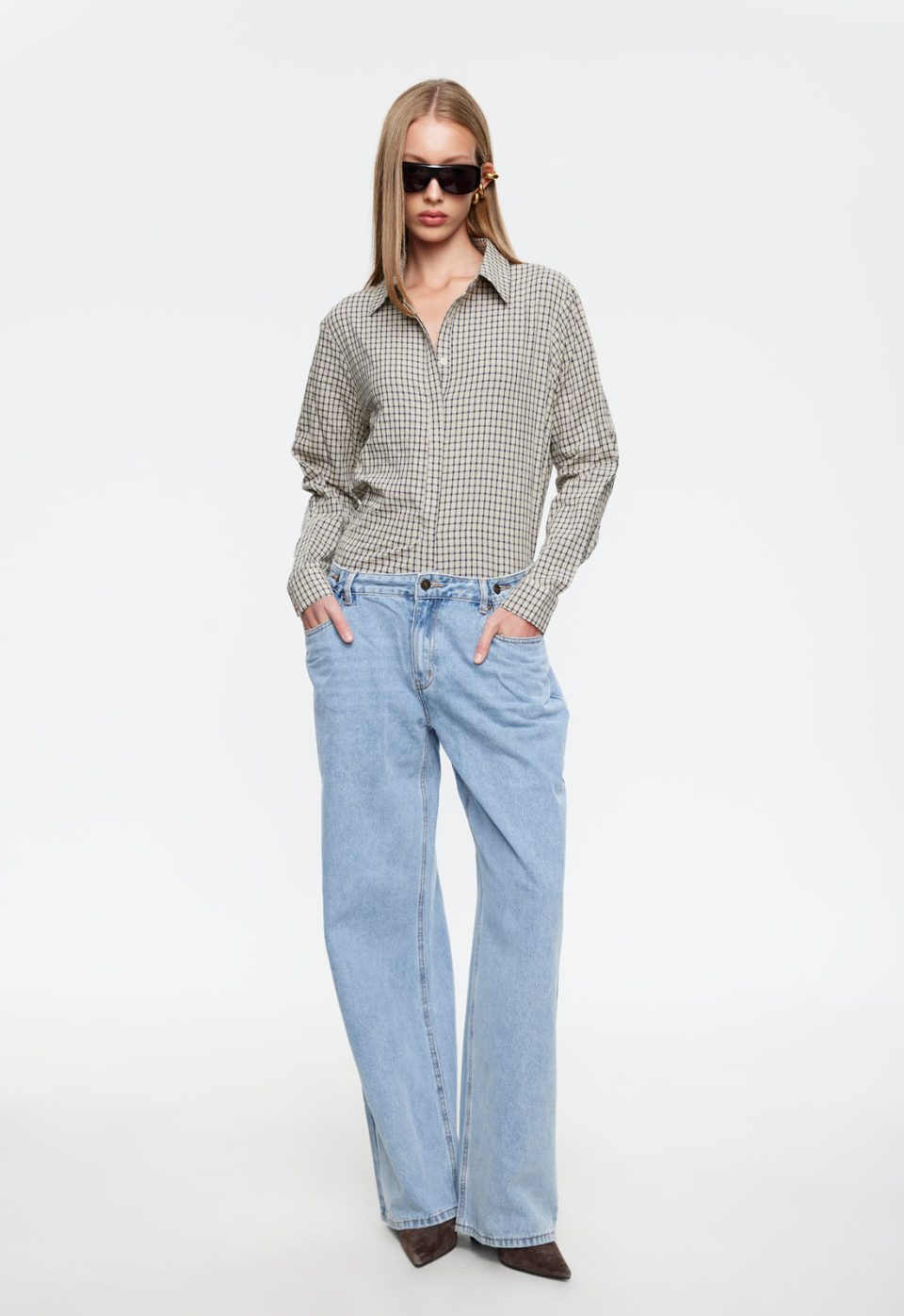 NIRVANA SHIRT - VINTAGE BEIGE PLAID