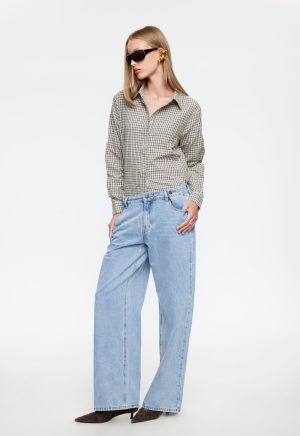 NIRVANA SHIRT – VINTAGE BEIGE PLAID