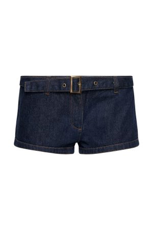 AFTERGLOW MINI SHORT – DARK DENIM