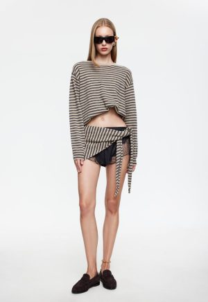 OLSEN KNIT – SLATE STRIPE