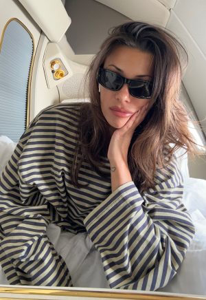 BLOOM LONG SLEEVE – BEIGE STRIPE