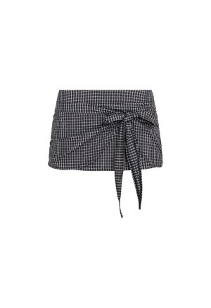 KENSINGTON MINI SKORT – NOIR CHECK