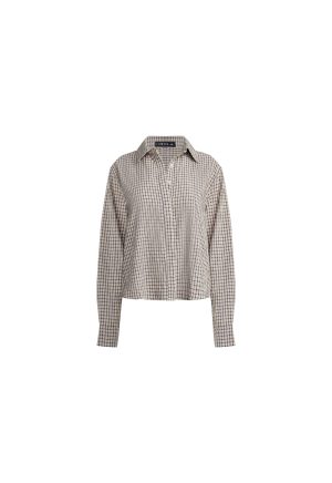 NIRVANA SHIRT – VINTAGE BEIGE PLAID