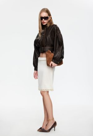 BELLA MIDI SKIRT – BUTTER