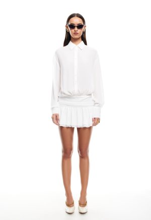 GIRLS GIRLS GIRLS MINI DRESS – SNOW