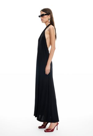 HEAVENLY MAXI DRESS – OBSIDIAN