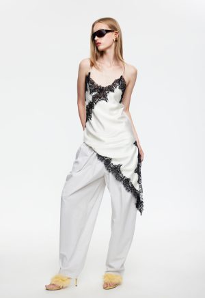 EMERGING MIDI DRESS – PORCELAIN