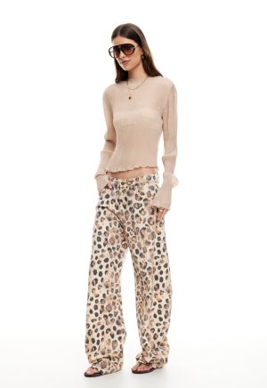 FORD LONG SLEEVE TOP – BEIGE