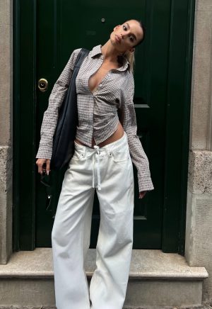 NIRVANA SHIRT – VINTAGE BEIGE PLAID