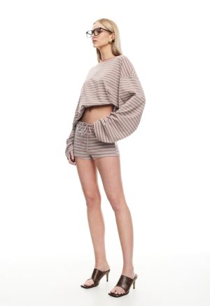 KOURT BLOOMERS – MUTED PASTELS STRIPE