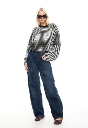 BLOOM LONG SLEEVE – ONYX STRIPE