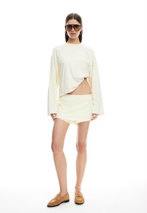 BLOOM LONG SLEEVE – LEMON STRIPE