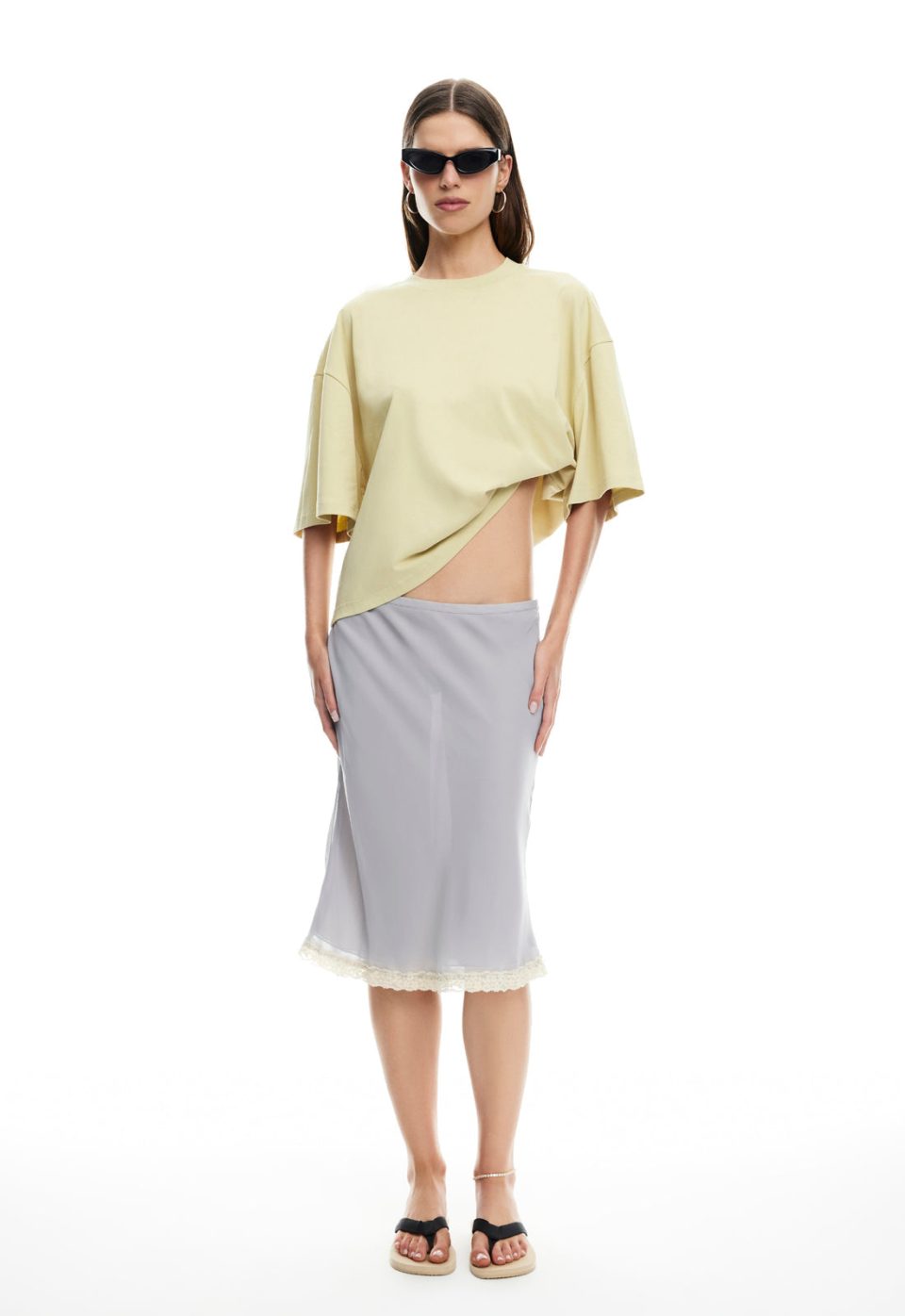 BLOOM SHORT SLEEVE - BEIGE