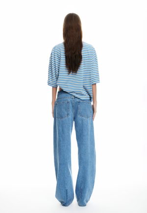 BLOOM SHORT SLEEVE – MICKEY BLUE STRIPE