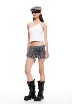 KENSINGTON MINI SKORT – NOIR CHECK