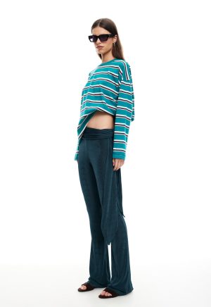 HORIZON LONG SLEEVE – FOREST STRIPE