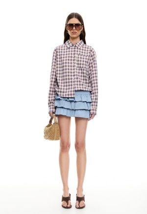 UNTAMED SHIRT – BERRY PLAID