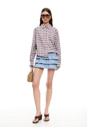 SOLSTICE MINI SKORT – SLATE BLUE