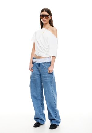 SERENITY JEAN – MID BLUE