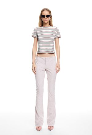 LOFT STRIPE TEE – ASH