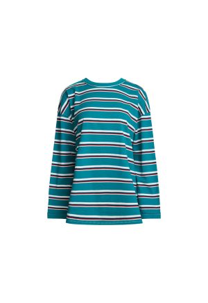 HORIZON LONG SLEEVE – FOREST STRIPE