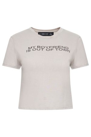 BF BABY TEE – ASH