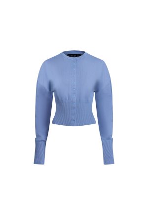 SUNDOWN CARDI – SLATE BLUE