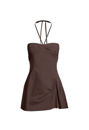 DREAMSCAPE MINI DRESS – CHOCOLATE