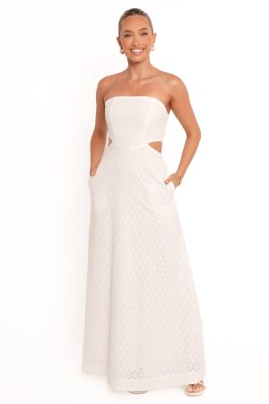 Laura Midi Dress – White